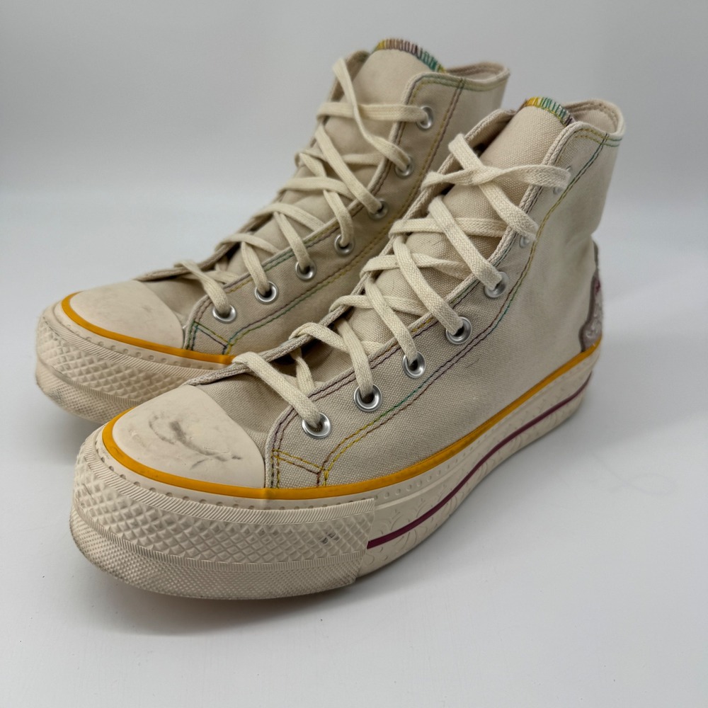 Converse Chuck Taylor All Star Lift Dia de Muertos Womens 8.5 Platform Sneakers